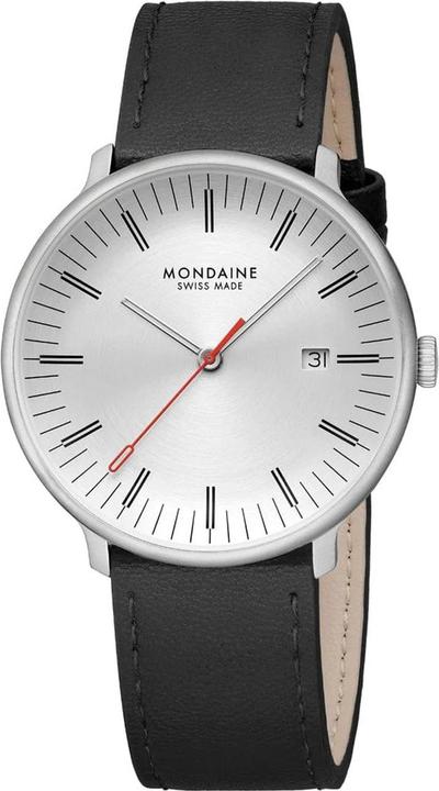 Mondaine MLE.41210.LBV Herrenuhr Doppio 41mm 5ATM (Swiss Made, Analoguhr, 41 mm)