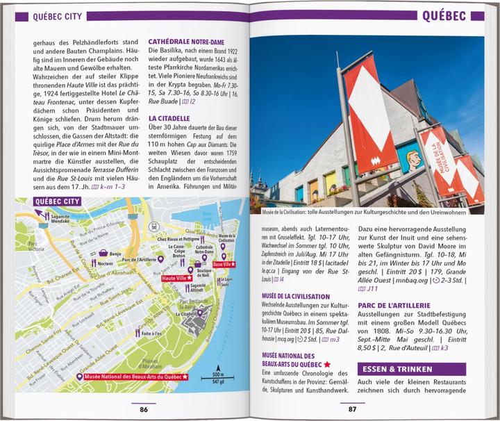 Image du produit Reiseführer Kanada Ost, Montreal, Toronto, Québec (Allemand, Charles Teuschl, 2023)