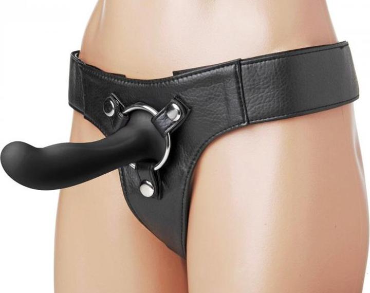 Actual product image XR Brands Strap-On Dildo Heart On