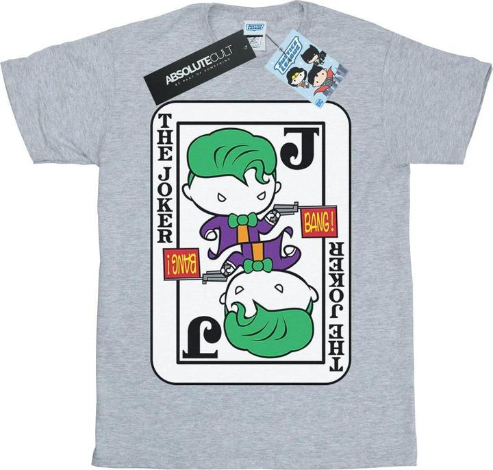Chibi Joker Playing Card TShirt Jungen