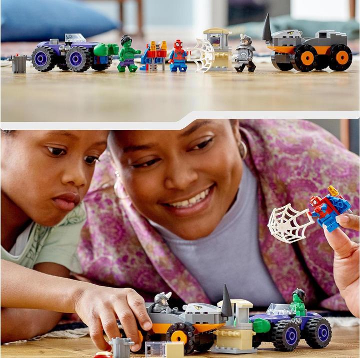 Produktbild LEGO Hulks und Rhinos Truck-Duell (10782, LEGO Marvel)