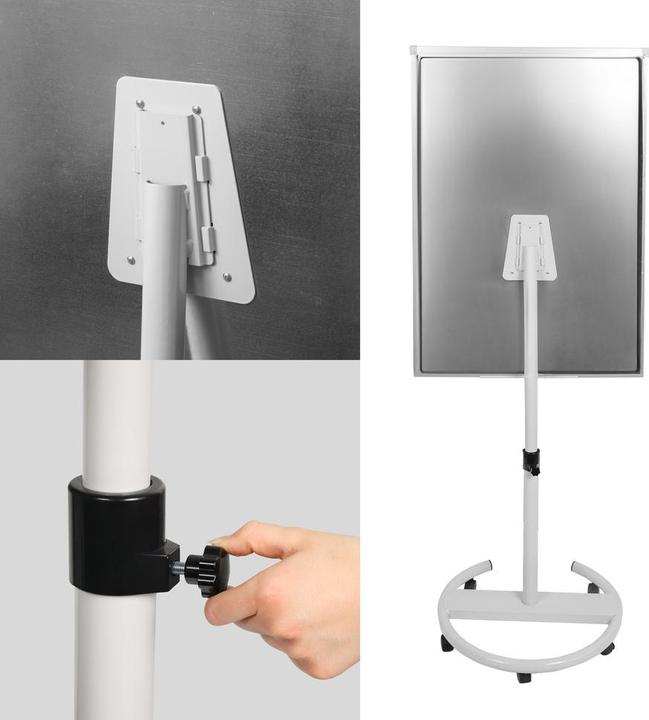 Image du produit Dönges Whiteboard mit Flipchartfunktion und Zubehör zum Beschriften + Block