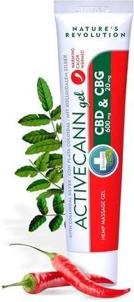Produktbild Annabis ACTIVECANN Wärmendes Gel mit Hanfsamenöl, CBD + CBG, Gewürzpfeffer, Zimt 75ml (75 ml)
