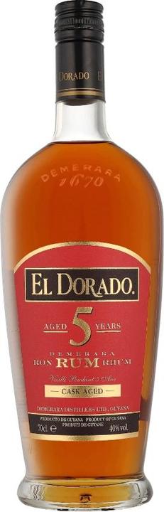 Produktbild El Dorado 5 Years Old Rum (1 x 70 cl)