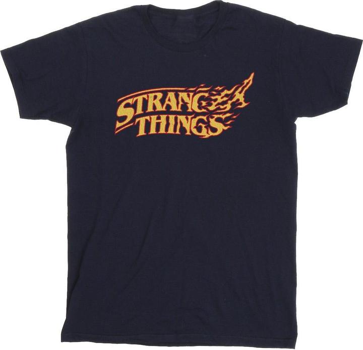 Netflix Stranger Things Logo Breaking TShirt Mädchen