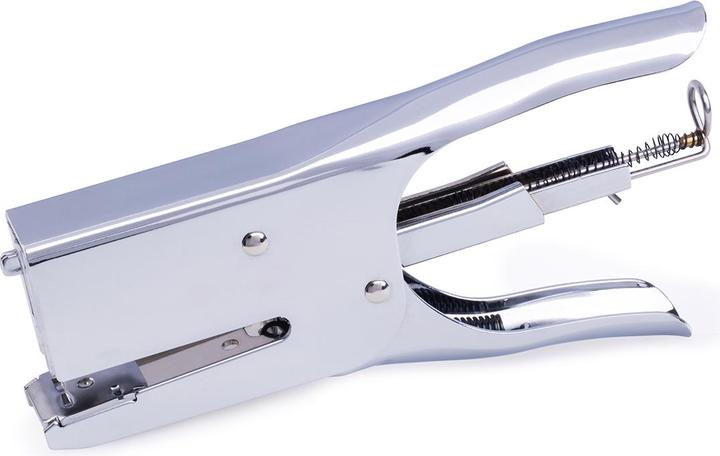 Immagine prodotto Office Products PRODOTTI PER UFFICIO Cucitrice a forbice, 50 fogli, argento (50 lamelle)