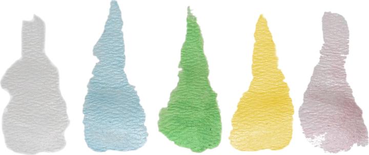 Image du produit Paintersisters Aquarelle nacrée supérieure 5 pièces (Multicolore, lustre nacré)
