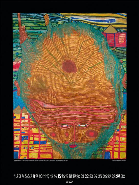 Produktbild Hundertwasser Bildkalender Art (48 x 65 cm, Deutsch)