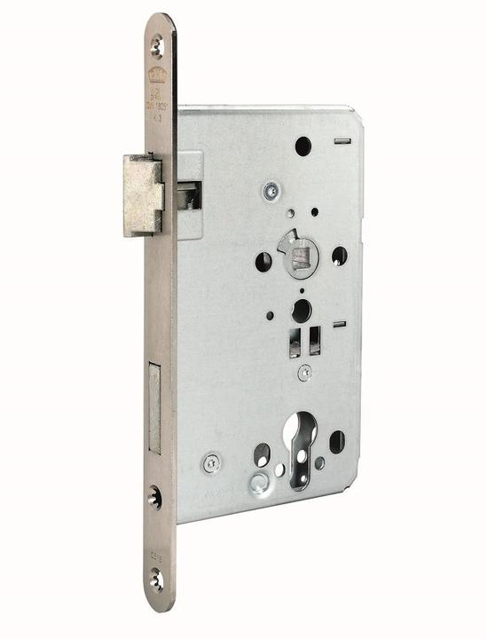 Actual product image BKS Object mortice lock 0715 PZ 20/ 55/72/8 mm DIN left stainless steel rounded class 4 (Mortise lock)
