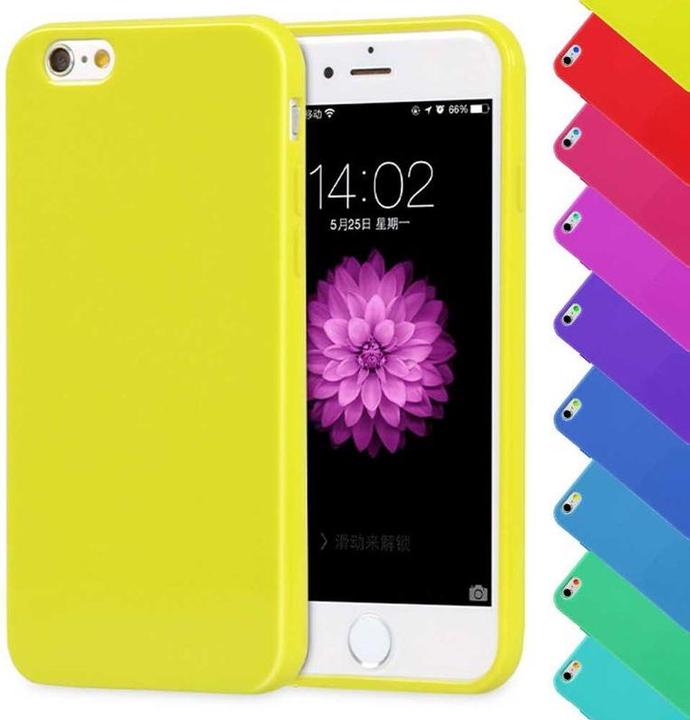 Produktbild Hermex Apple iPhone 7 Candy Gummihülle Case - Gelb Undurchsichtig