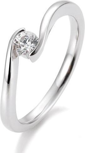 Breuning Ring Schwung 0,05-0,30ct. (48, 585/14 K Gold)
