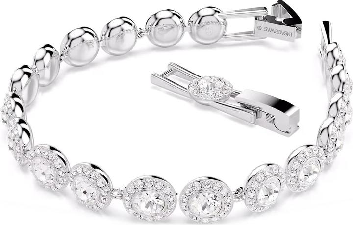 Actual product image Swarovski Una bracelet round cut white (17.50 cm, Swarovski Metal)