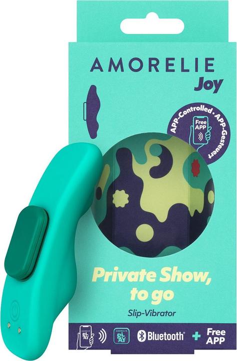 Actual product image Amorelie Boogie app-controlled panty vibrator