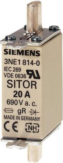Produktbild Siemens SITOR Sicherung 3NE1 690V 35A Grösse 000 (35 A)
