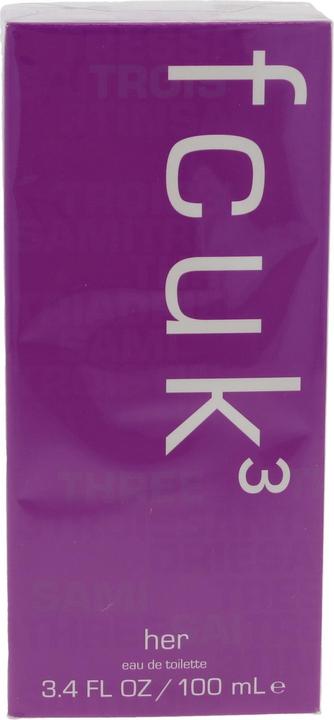 Actual product image French Connection Fcuk 3 (Eau de toilette, 100 ml)