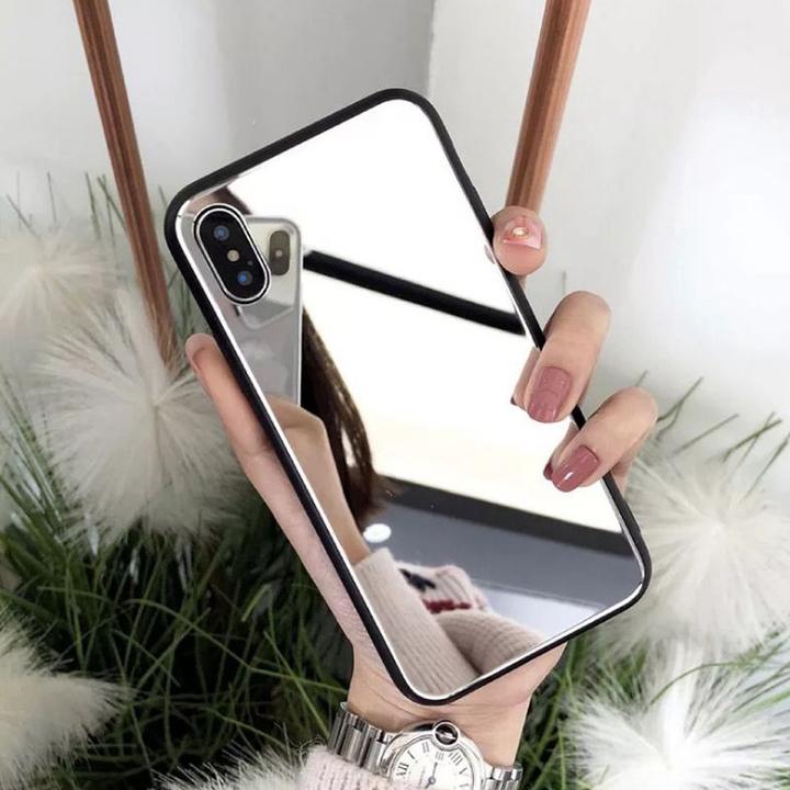 Image du produit PhoneLook Coque Miroir bords en silicone noirs (Apple iPhone XS Max)