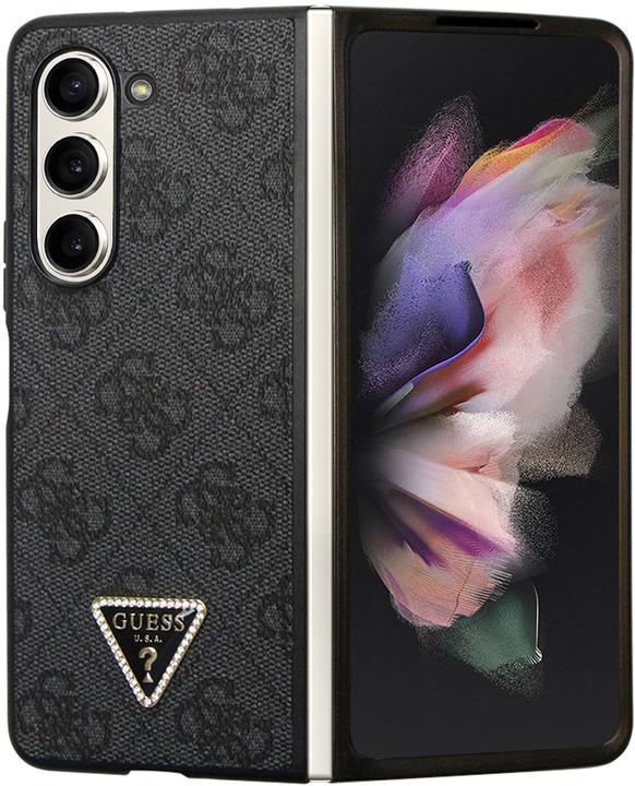 Actual product image Guess 4G Triangle Case Metal Logo for F946B Samsung Galaxy Z Fold5 - black (Samsung Galaxy Z Fold5)