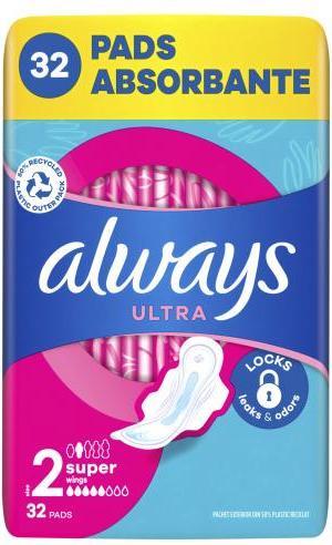 Actual product image Always Ultra Super (32 x)