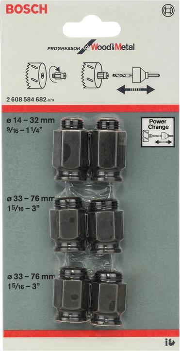 Actual product image Bosch Professional Zubehör Übergangsadapter-Set (3.0 centimetres)