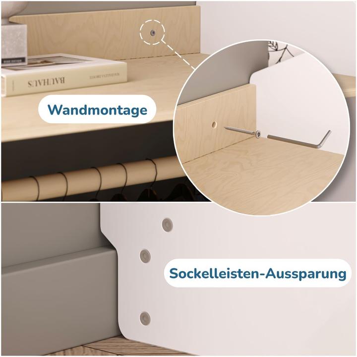 Produktbild Montessori ® Kinderkleiderschrank - Natura Monessori® by Busy Kids® (92 cm)