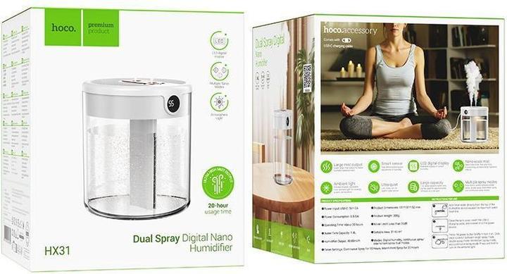 Produktbild Hoco Other aromatherapy humidifier with digital display HX31 white
