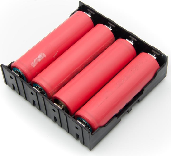 Image du produit Purecrea Compartiment à piles/porte-piles à 4 compartiments 18650