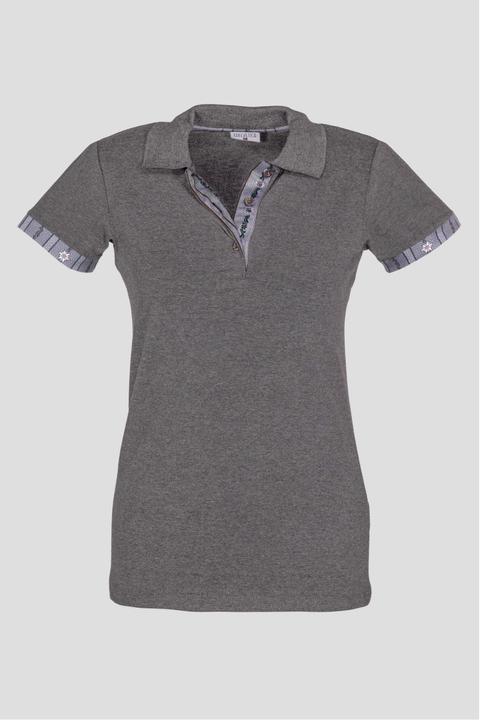 Produktbild Edelvetica Polo Shirt Edelweiss Krageninnenseite & Armabschluss Damen (XL)