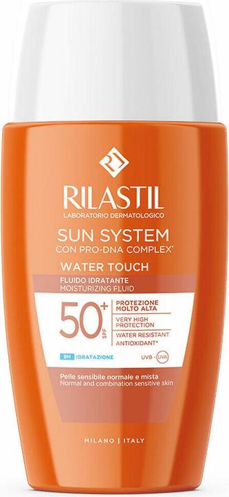 Actual product image Rilastil Sun System Water Touch Comfort Moisturising Face Fluid SPF 50 50ml (Sun cream face, SPF 50+, 50 ml)