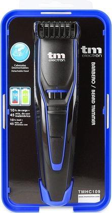 Image du produit TM Electron TMHC109A Tondeuse à cheveux sans fil avec batterie 600mAh et 20 longueurs de coupe - Bleu/Black