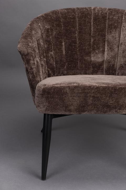 Actual product image Dutchbone Georgia Chair Lounge Purple