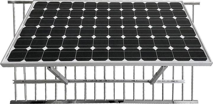 Produktbild Offgridtec Solarmodul Halter für Balkongeländer Rahmenhöhe 3035mm Neigungsverstellbar (90 W, 14.90 kg)
