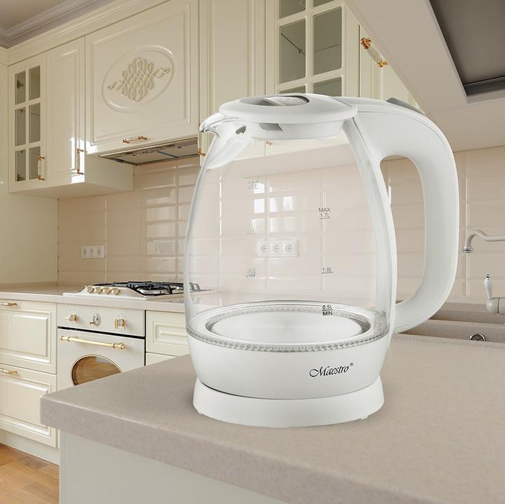 Actual product image Feel-Maestro MR-063-WHITE electric kettle (1.70 l)