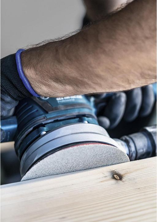 Actual product image Bosch Professional Zubehör EXPERT M480 Sanding net for random orbital sander, 150 mm, G 400, 50 pieces (400)