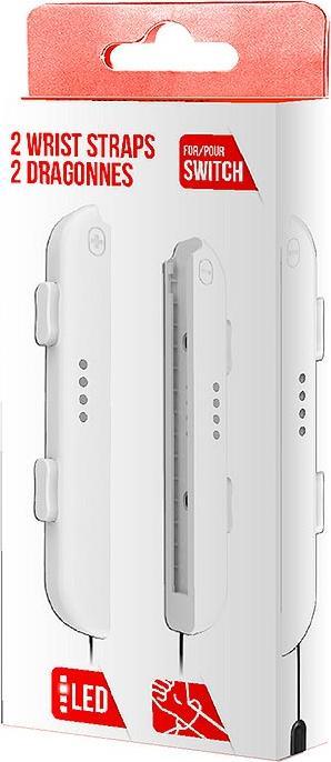 Image du produit Freaks and Geeks 2 sangles Joy-Con blanches