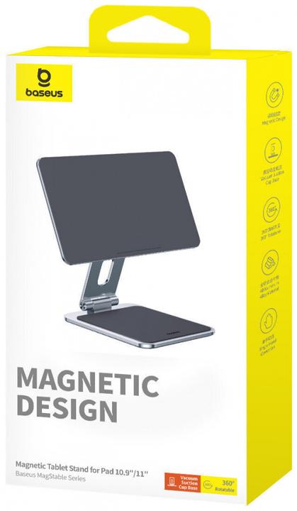 Produktbild Baseus MagStable magnetischer faltbarer Ständer für Tablets 10,9–11 Zoll – Grau