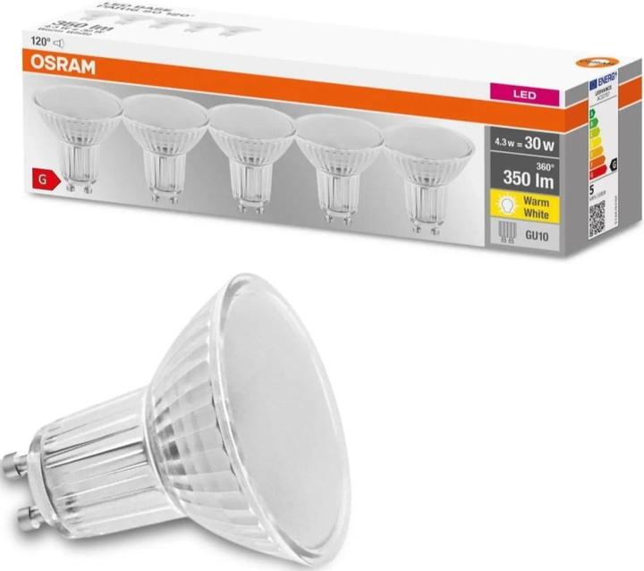 Image du produit Osram Base (GU10, 4.30 W, 350 lm, 5 x, G)