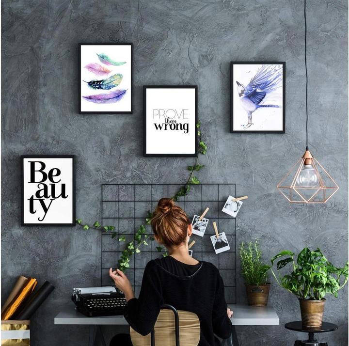 Produktbild Trenddeko Poster Federn 40 x 50 cm, Papier (40 x 50 cm)