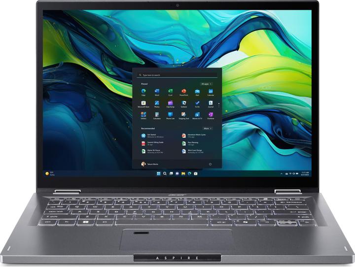 Acer Aspire Spin 14 (14", Intel Core 7 150U, 32 GB, 1000 GB, CH)