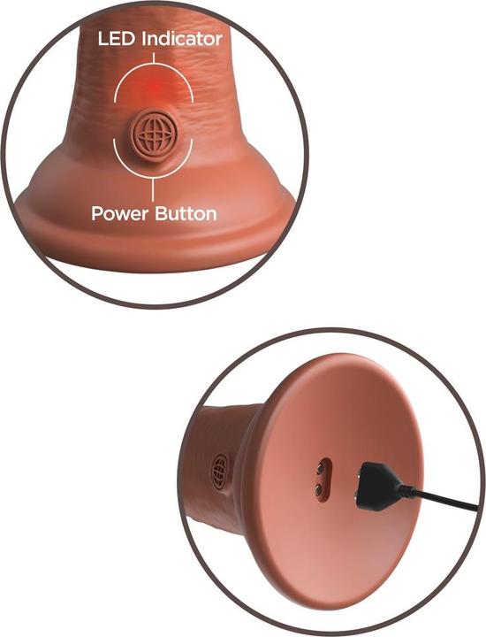 Actual product image Pipedream 6 inch Vibrating + Dual Density Vibrator