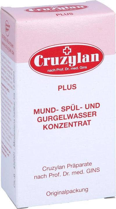 Produktbild Cruzylan Plus Mund- Spül- und Gurgelwasserkonzentrat, 50 ml Lösung (50 ml, Mundwasser)