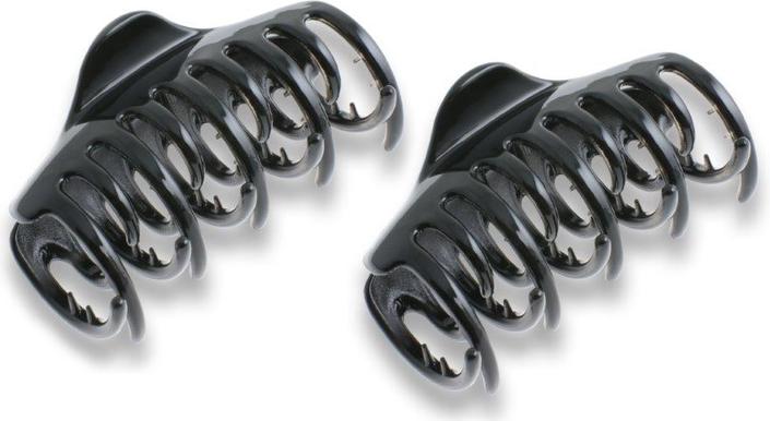 Trisa Pince à cheveux ronde grande 80 mm noir 2 pcs. (2 pcs)