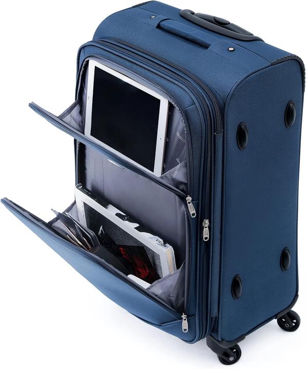 Actual product image Beibye 3-teiliges Kofferset (115 l, Hand luggage (up to 50 litres), M (50 - 90l), L (90 - 115l))