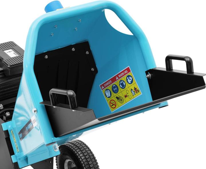 Produktbild Hillvert Gartenhäcksler Elektro-Häcksler Schredder Holzhäcksler 3000 W 80 mm