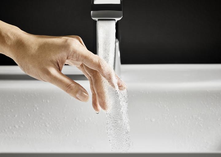Actual product image hansgrohe Vivenis Waschtischmischer 110 (chrom) mit Ablaufgarnitur