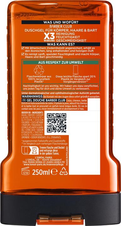 L'Oréal Paris Barber Club (250 ml)