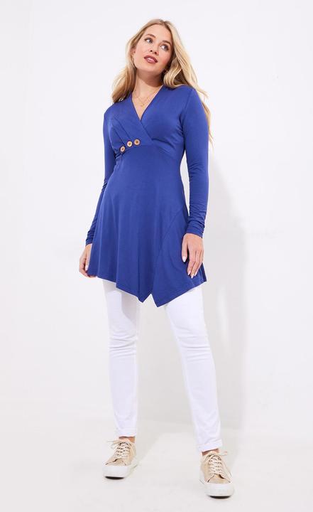 Actual product image Joe Browns Asymmetric Button Jersey Tunic (38)
