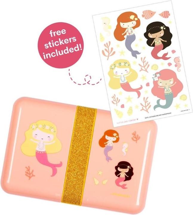 A Little Lovely Company Lunchbox Meerjungfrau SBMEPI31 pink 18x6x12cm
