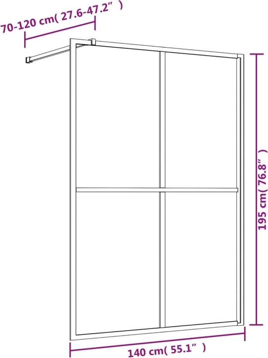 Produktbild VidaXL Jayleen (140 cm, 140 cm, 195 cm)