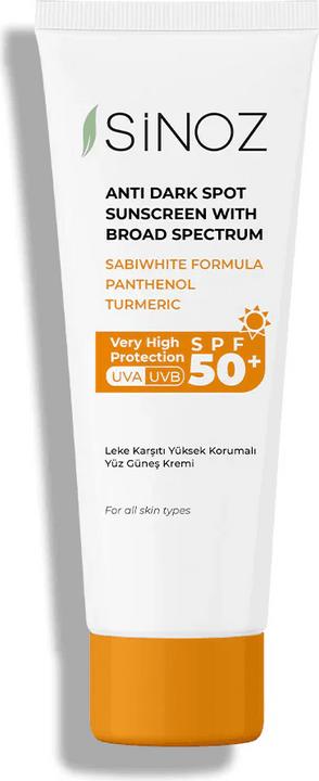 Immagine prodotto Sinoz Sonnenschutzcreme SPF50+ gegen dunkle Flecken 50ml (Crema solare, SPF 50+)