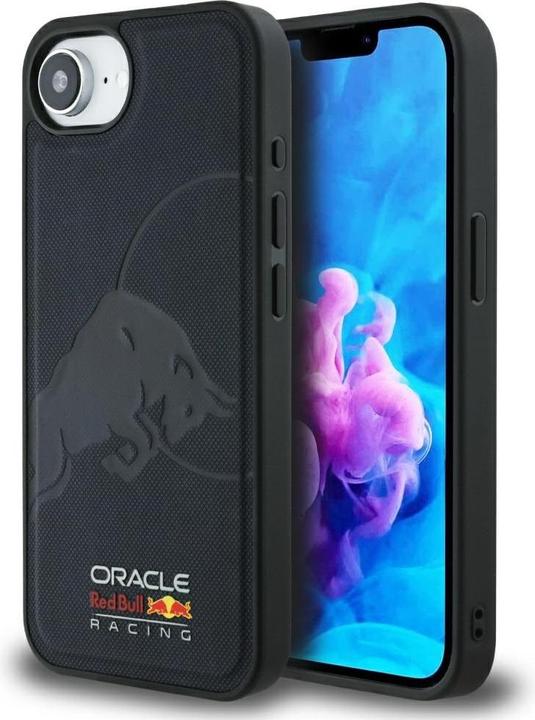 Image du produit Red Bull Case Meshed Debossed Bull MagSafe for iPhone 16e navy blue (Apple iPhone 16e)